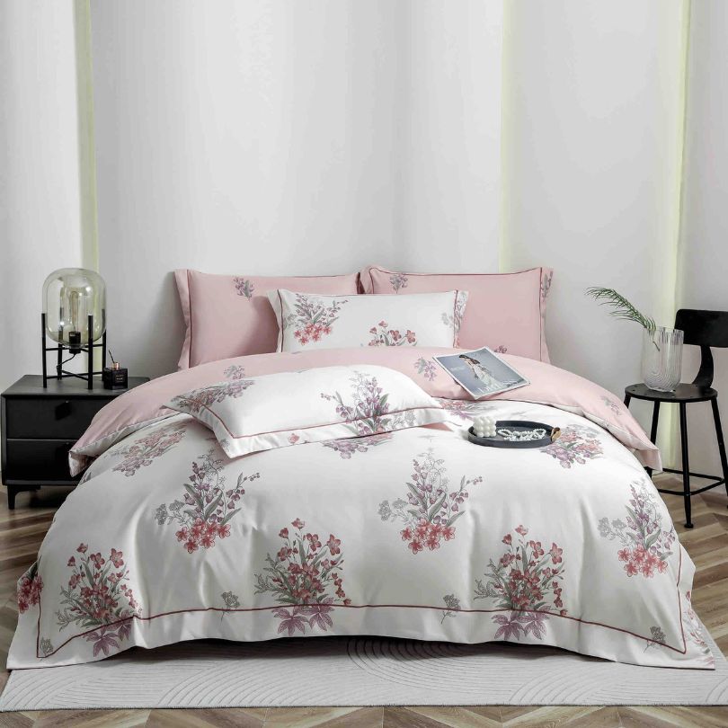 Lenjerie de pat finet lux, 6 piese, ultra moale, confort premium | 2527-J 