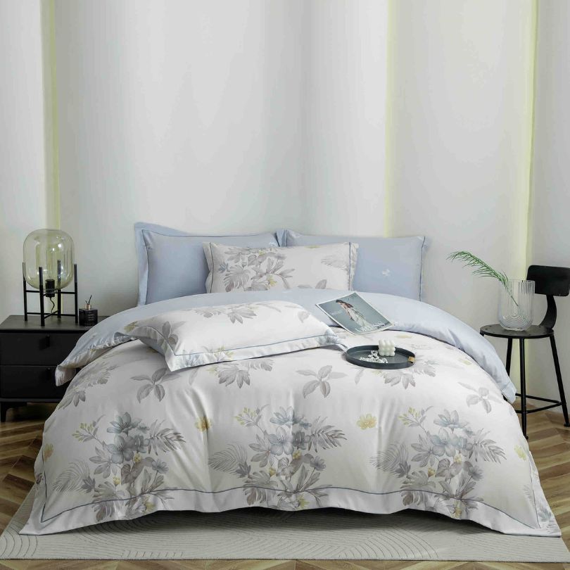 Lenjerie de pat finet lux, 6 piese, ultra moale, confort premium | 2529-J 