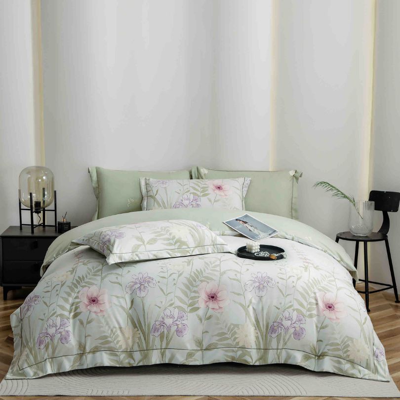 Lenjerie de pat finet lux, 6 piese, ultra moale, confort premium | 2530-J 