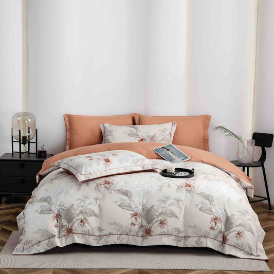Lenjerie de pat finet lux, 6 piese, ultra moale, confort premium | 2533-J 
