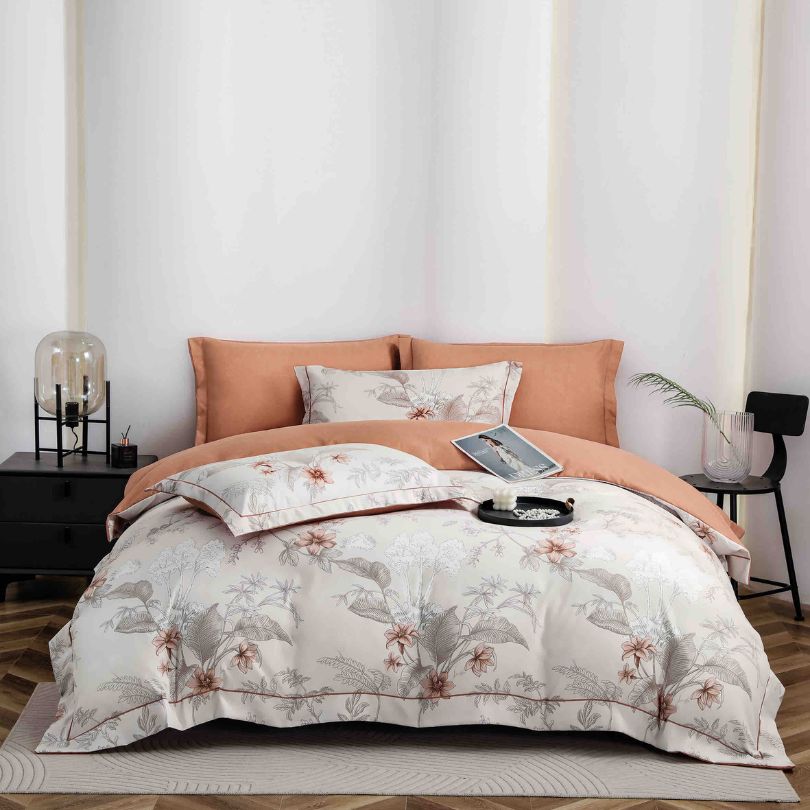 Lenjerie de pat finet lux, 6 piese, ultra moale, confort premium | 2533-J 