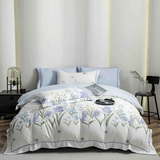 Lenjerie de pat finet lux, 6 piese, ultra moale, confort premium | 2539-J 