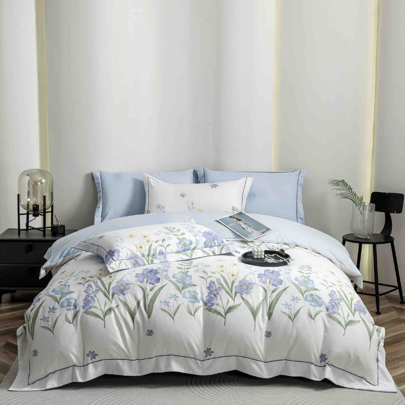 Lenjerie de pat finet lux, 6 piese, ultra moale, confort premium | 2539-J 