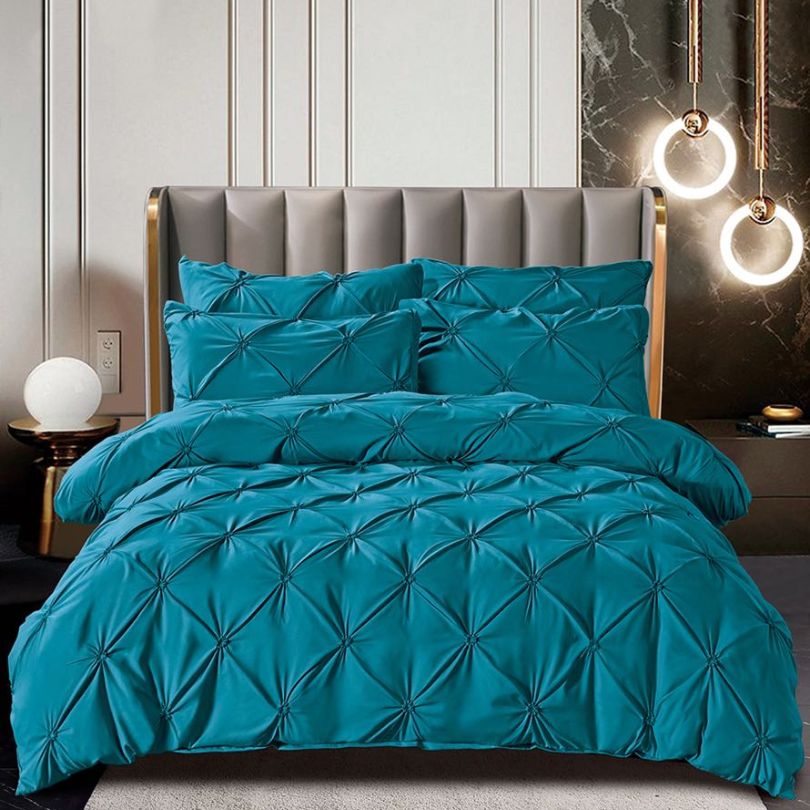 Lenjerie de pat finet premium, 6 piese, ultra moale si rezistenta, confort de lux | 2339-J