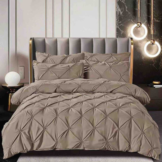 Lenjerie de pat finet premium, 6 piese, ultra moale si rezistenta, confort de lux | 2340-J 