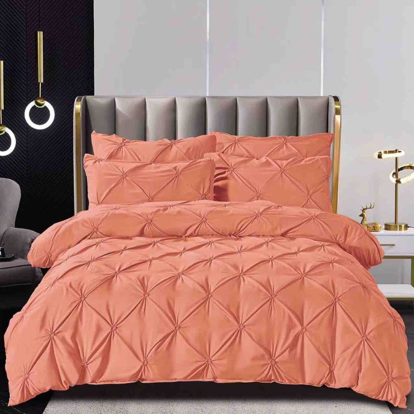 Lenjerie de pat finet premium, 6 piese, ultra moale si rezistenta, confort de lux | 2341-J 