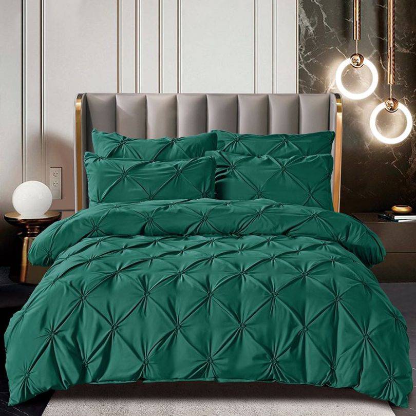 Lenjerie de pat finet premium, 6 piese, ultra moale si rezistenta, confort de lux | 2342-J 