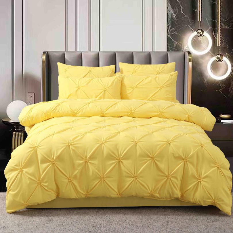 Lenjerie de pat finet premium, 6 piese, ultra moale si rezistenta, confort de lux | 2343-J 