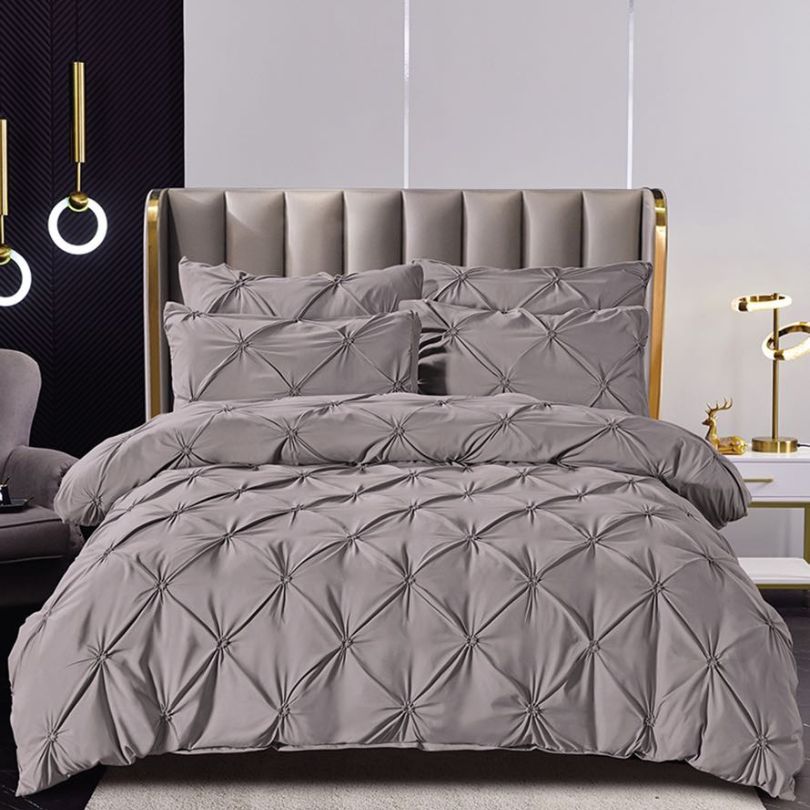 Lenjerie de pat finet premium, 6 piese, ultra moale si rezistenta, confort de lux | 2344-J 