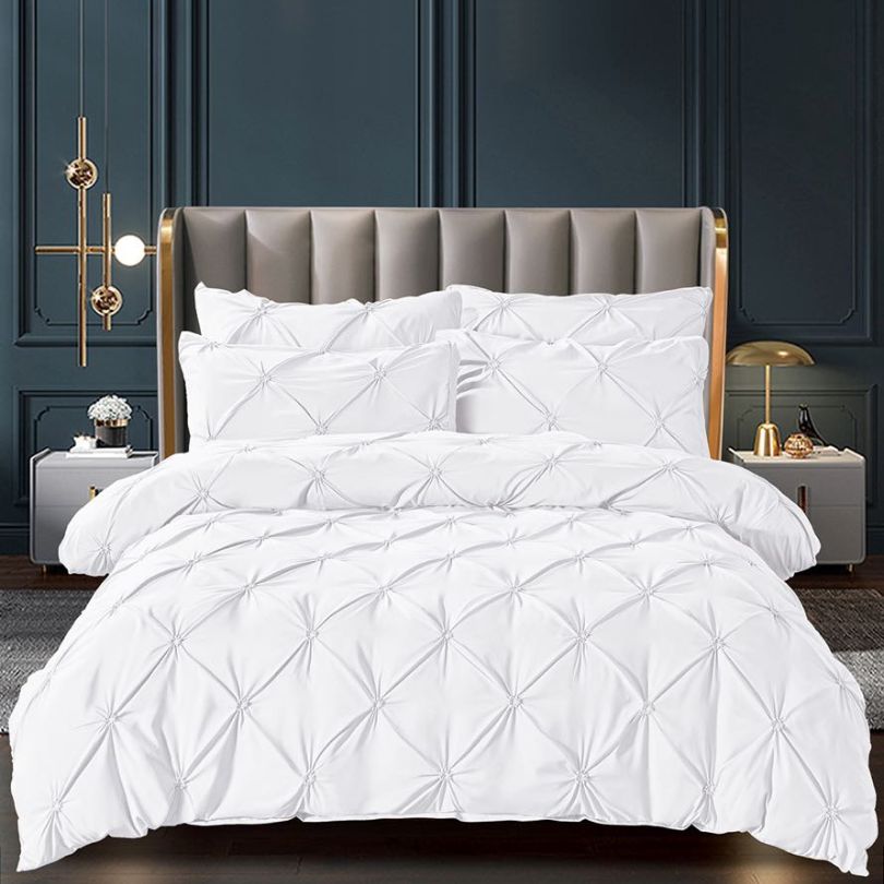 Lenjerie de pat finet premium, 6 piese, ultra moale si rezistenta, confort de lux | 2346-J