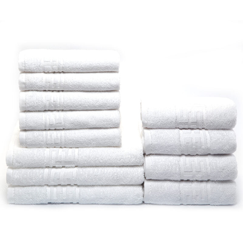 Set 12 Prosoape, Bumbac 100% Greek Border