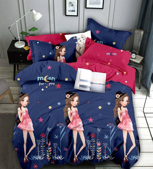 Lenjerie de pat bumbac finet - 6 Piese | 0002-J