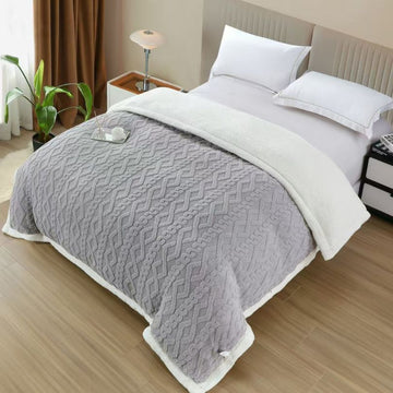 Patura Cocolino Premium cu Blanita – Moale, Calduroasa si Pufosa | Confort de Lux pentru Sezonul Rece | COD 1406-S