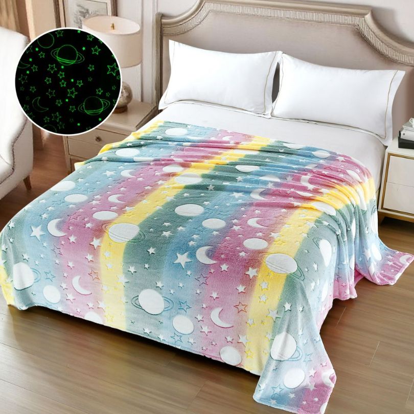 Patura Cocolino fosforescenta,  ultra pufoasa și magica | 2879-S