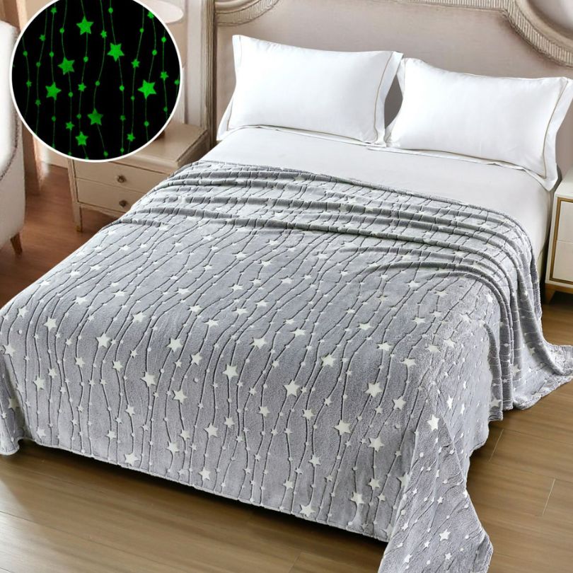 Patura Cocolino fosforescenta,  ultra pufoasa și magica | 2880-S 