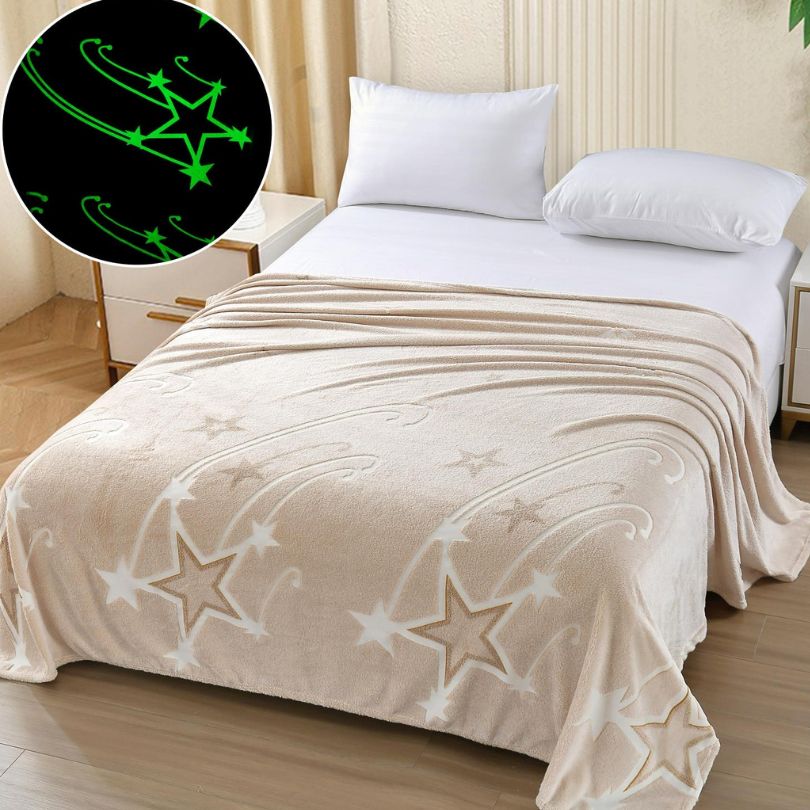 Patura Cocolino fosforescenta,  ultra pufoasa și magica | 2884-S 