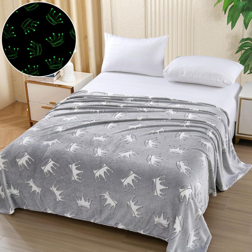 Patura Cocolino fosforescenta,  ultra pufoasa și magica | 2886-S 