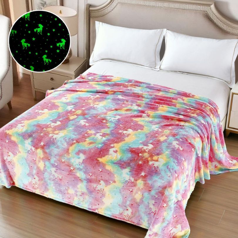 Patura Cocolino fosforescenta,  ultra pufoasa și magica | 2887-S 