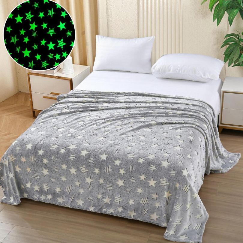 Patura Cocolino fosforescenta,  ultra pufoasa și magica | 2892-S 