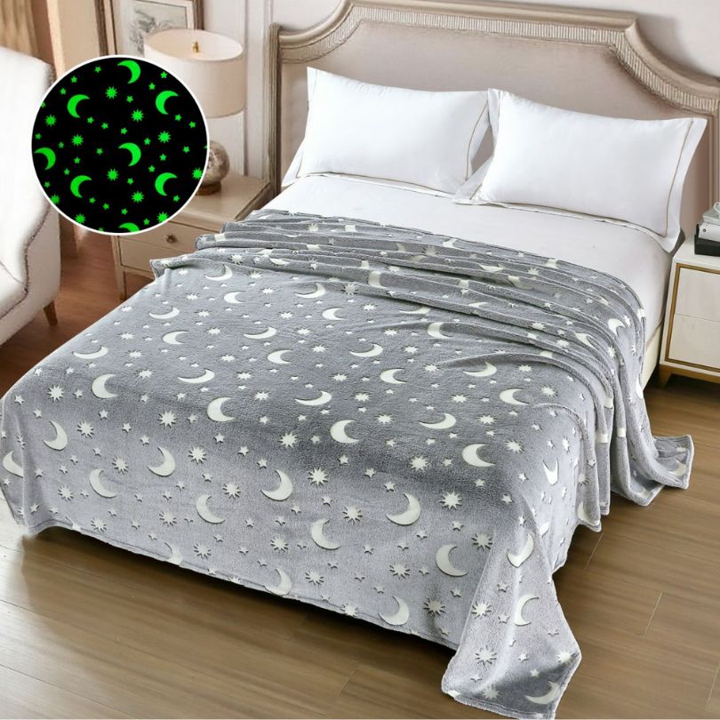 Patura Cocolino fosforescenta,  ultra pufoasa și magica | 2893-S 