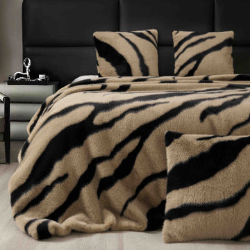 Patura cu Blana de Nurca – 3 Piese | Lux si Caldura pentru Casa Ta | COD 0757-J