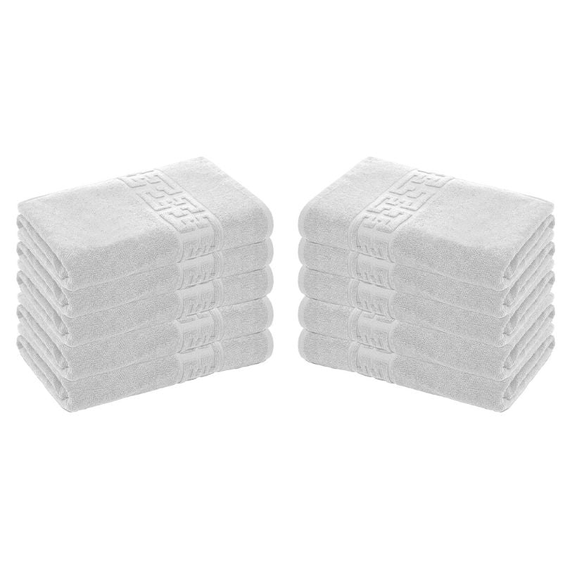 Set 10 prosoape Greek, bumbac 100%, 500 g/mp, ultra moi și absorbante|0990-PK