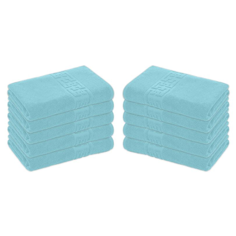 Set 10 prosoape Greek, bumbac 100%, 500 g/mp, ultra moi și absorbante|0992-PK 