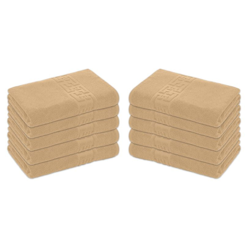 Set 10 prosoape Greek, bumbac 100%, 500 g/mp, ultra moi și absorbante|0996-PK