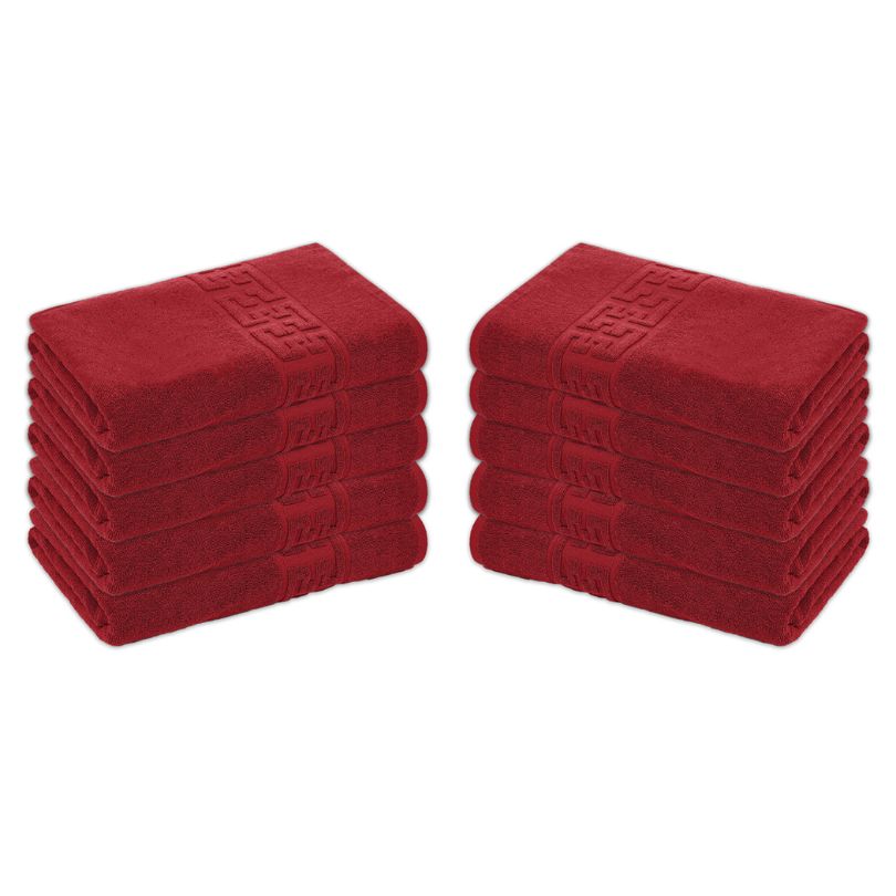 Set 10 prosoape Greek, bumbac 100%, 500 g/mp, ultra moi și absorbante|0999-PK 
