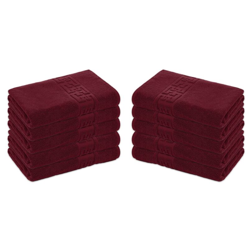 Set 10 prosoape Greek, bumbac 100%, 500 g/mp, ultra moi și absorbante|1001-PK