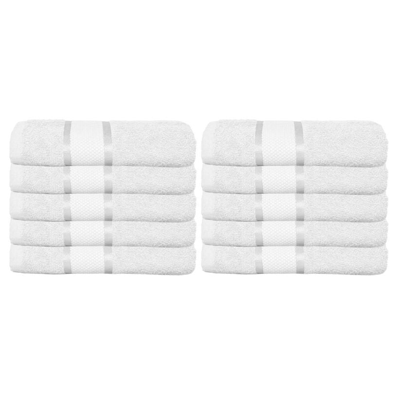 Set 10 prosoape bumbac 100%, 500 g/mp, model Dunga, ultra moi și absorbante|1018-PK 