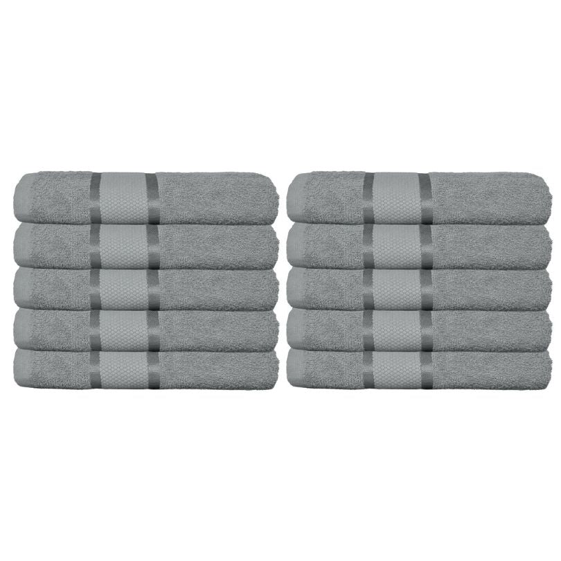 Set 10 prosoape bumbac 100%, 500 g/mp, model Dunga, ultra moi și absorbante|1019-PK