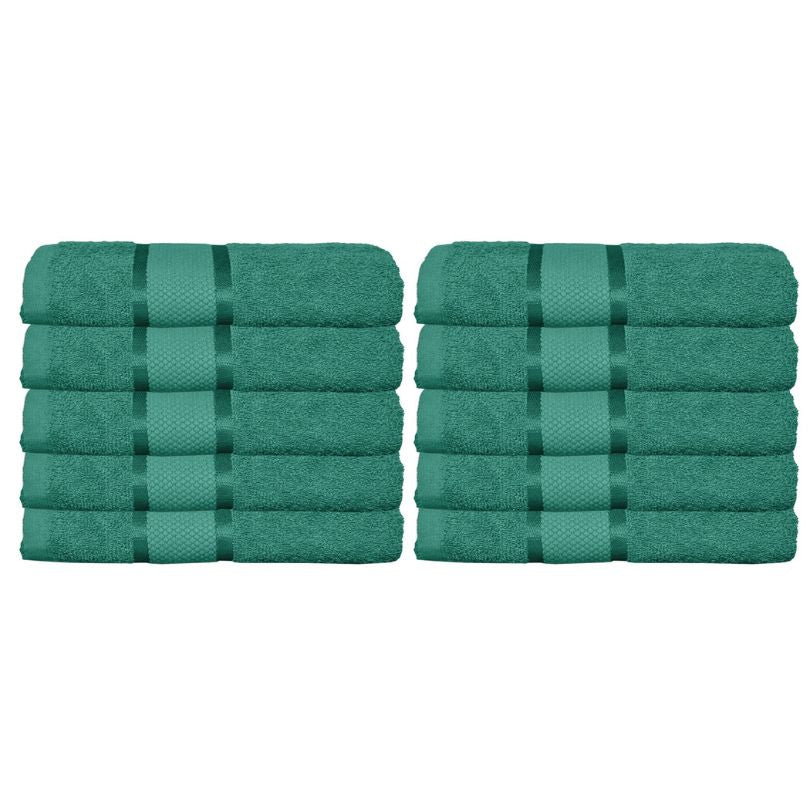 Set 10 prosoape bumbac 100%, 500 g/mp, model Dunga, ultra moi și absorbante|1021-PK 