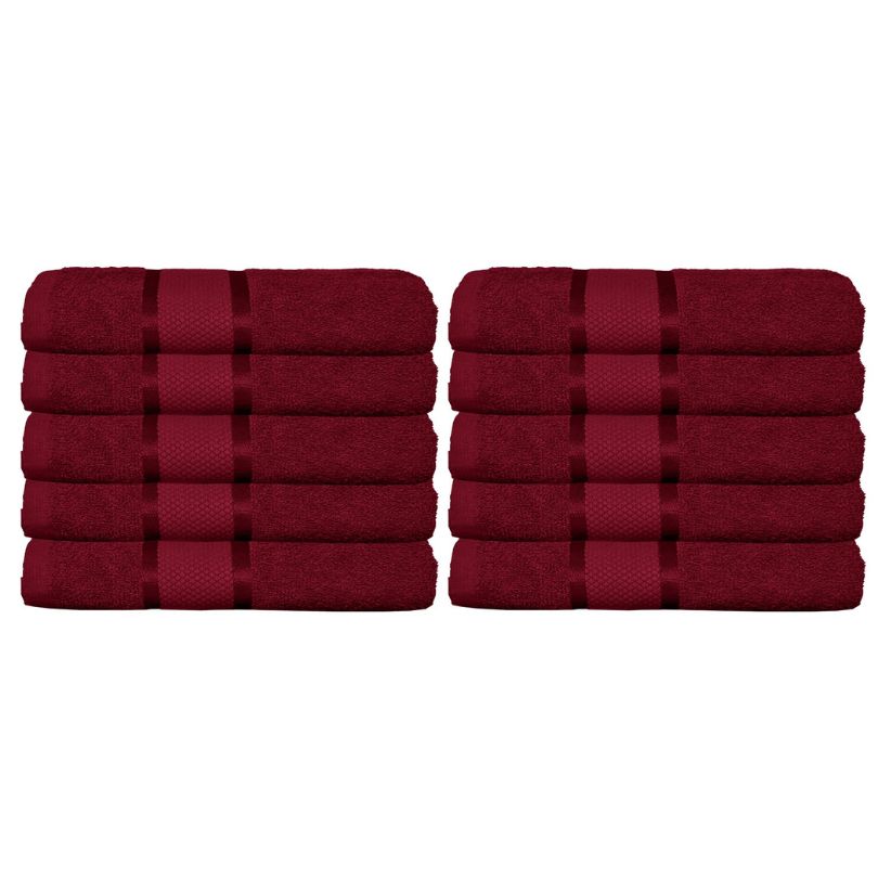 Set 10 prosoape bumbac 100%, 500 g/mp, model Dunga, ultra moi și absorbante|1023-PK