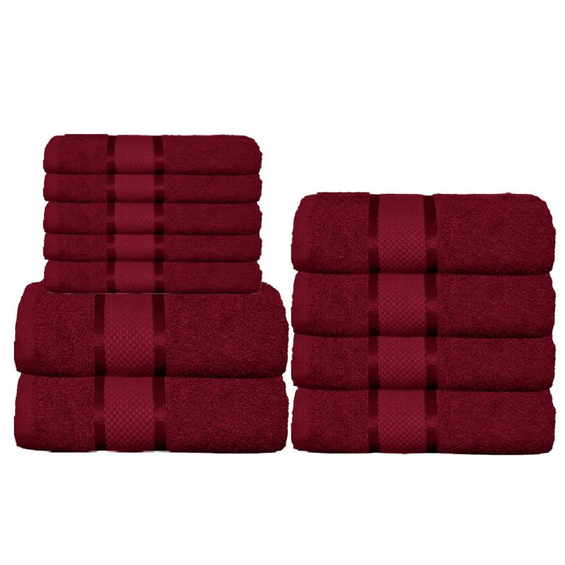 Set 11 prosoape bumbac 100%, 500 g/mp, model Dunga, ultra moi și absorbante|1030-PK