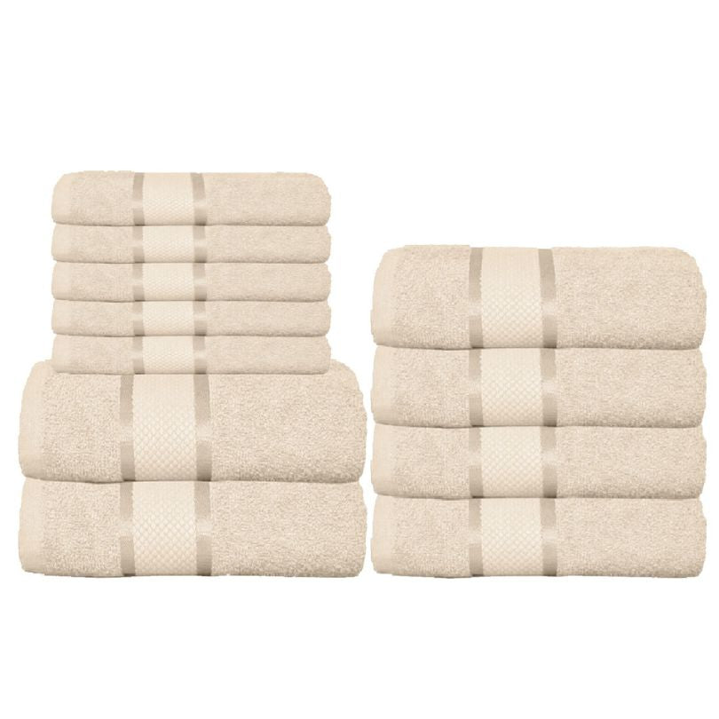 Set 11 prosoape bumbac 100%, 500 g/mp, model Dunga, ultra moi și absorbante|1032-PK 