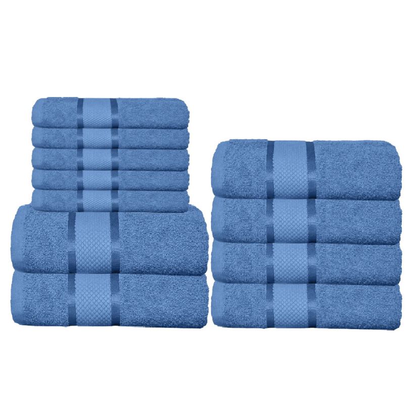 Set 11 prosoape bumbac 100%, 500 g/mp, model Dunga, ultra moi și absorbante|1036-PK 
