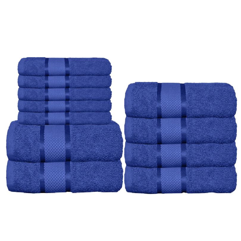 Set 11 prosoape bumbac 100%, 500 g/mp, model Dunga, ultra moi și absorbante|1038-PK 
