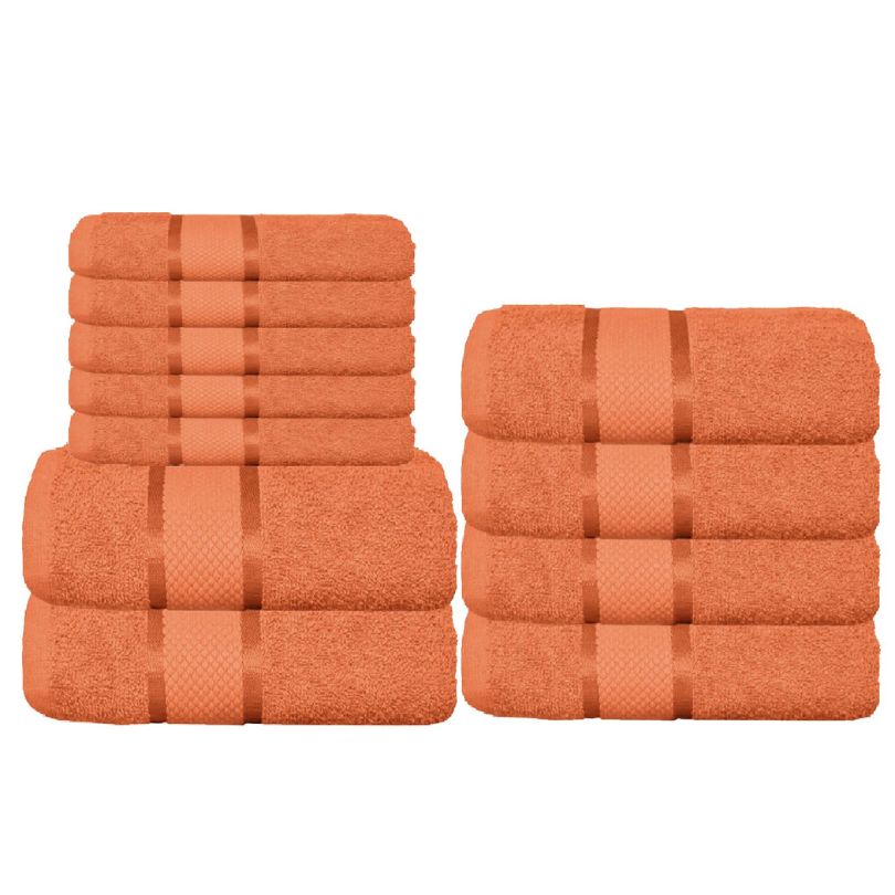 Set 11 prosoape bumbac 100%, 500 g/mp, model Dunga, ultra moi și absorbante|1040-PK 