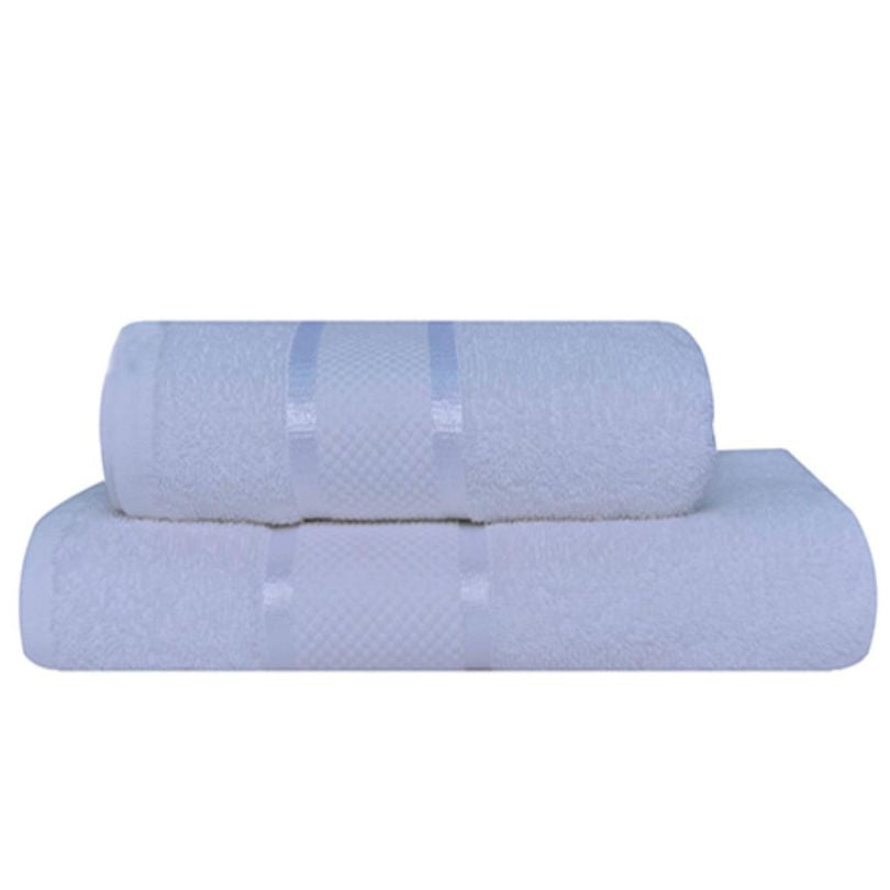 Set 2 prosoape bumbac 100%, 500 g/mp, model Dunga, ultra moi și absorbante|1063-PK