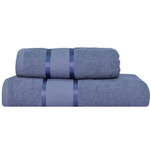 Set 2 prosoape bumbac 100%, 500 g/mp, model Dunga, ultra moi și absorbante|1065-PK 