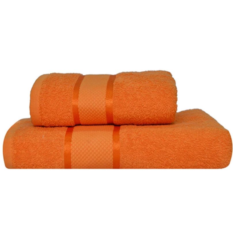 Set 2 prosoape bumbac 100%, 500 g/mp, model Dunga, ultra moi și absorbante|1068-PK