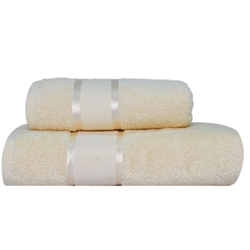 Set 2 prosoape bumbac 100%, 500 g/mp, model Dunga, ultra moi și absorbante|1070-PK 
