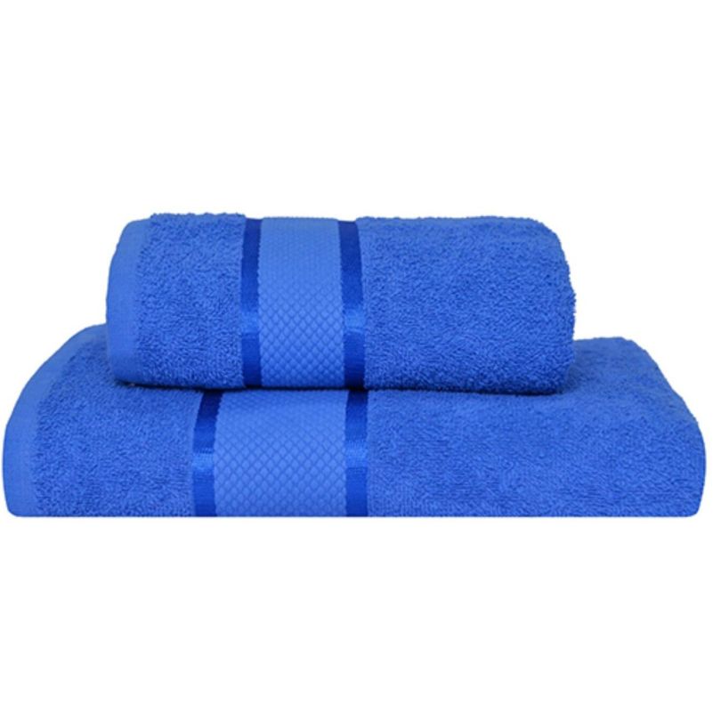 Set 2 prosoape bumbac 100%, 500 g/mp, model Dunga, ultra moi și absorbante|1073-PK