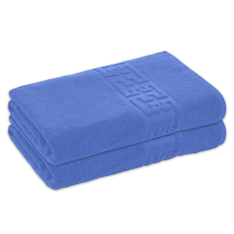 Set 2 prosoape bumbac 100%, 500 g/mp, model Greek, moi si absorbante | 0543-PK