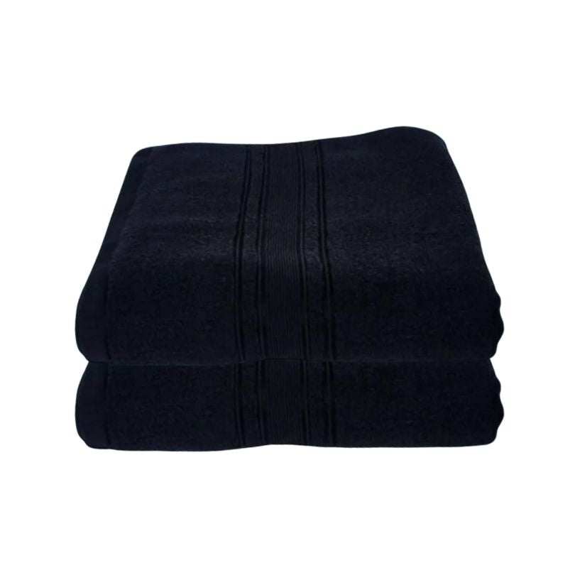 Set 2 prosoape pufoase de lux, alb, 100% bumbac pieptanat, 650 g/mp | 0502-PK