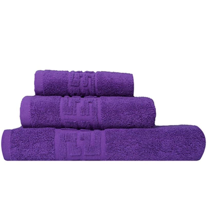 Set 3 prosoape – 1 mic, 1 mediu, 1 mare, bumbac 100%, 500 g/mp, model Greek | 0607-PK