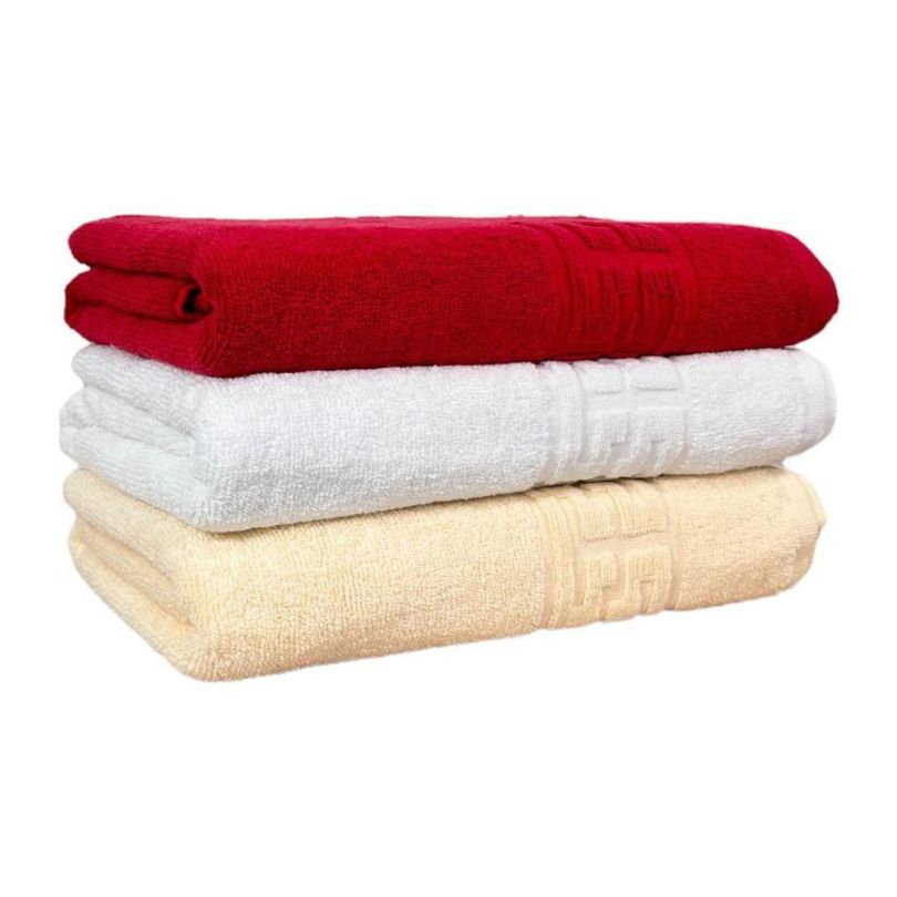 Set 3 prosoape bumbac 100%, 500 g/mp, model Greek, moi si absorbante | 0559-PK