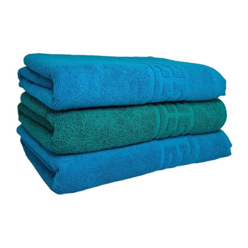 Set 3 prosoape bumbac 100%, 500 g/mp, model Greek, moi si absorbante | 0567-PK