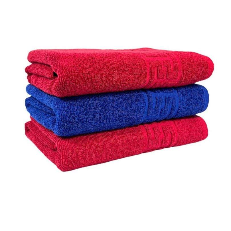 Set 3 prosoape bumbac 100%, 500 g/mp, model Greek, moi si absorbante | 0572-PK 